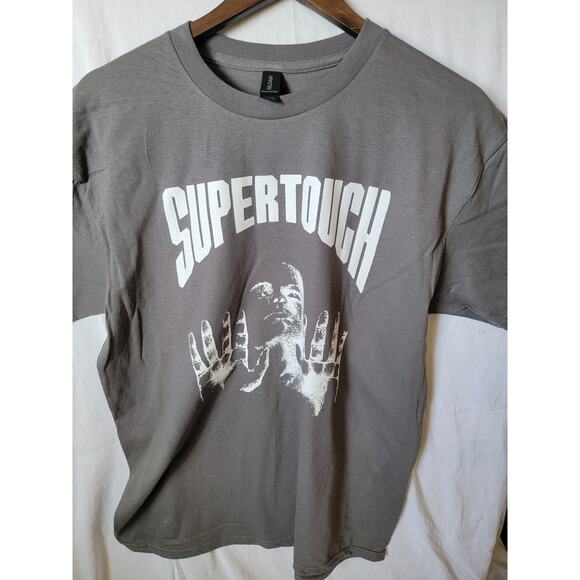 Supertouch band t shirt size large asphalt gray - Picture 1 of 2